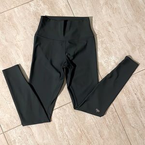 ALO gray, high-rise legging